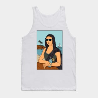 Mona Lisa Beach Tank Top